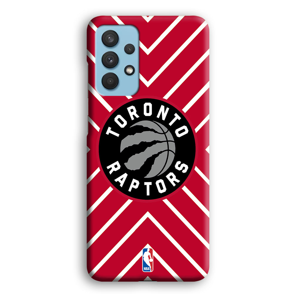 Toronto Raptors Red Shapes Samsung Galaxy A32 Case