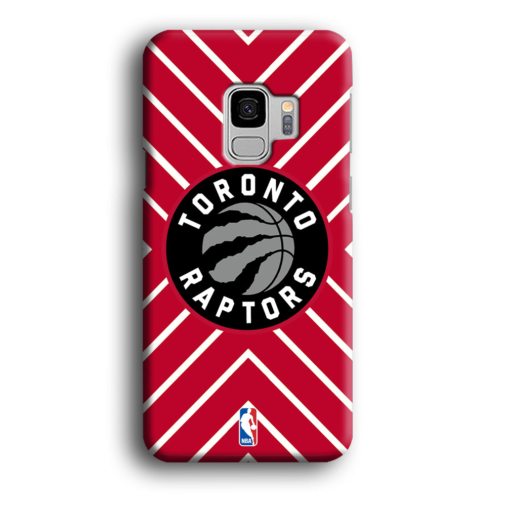 Toronto Raptors Red Shapes Samsung Galaxy S9 Case