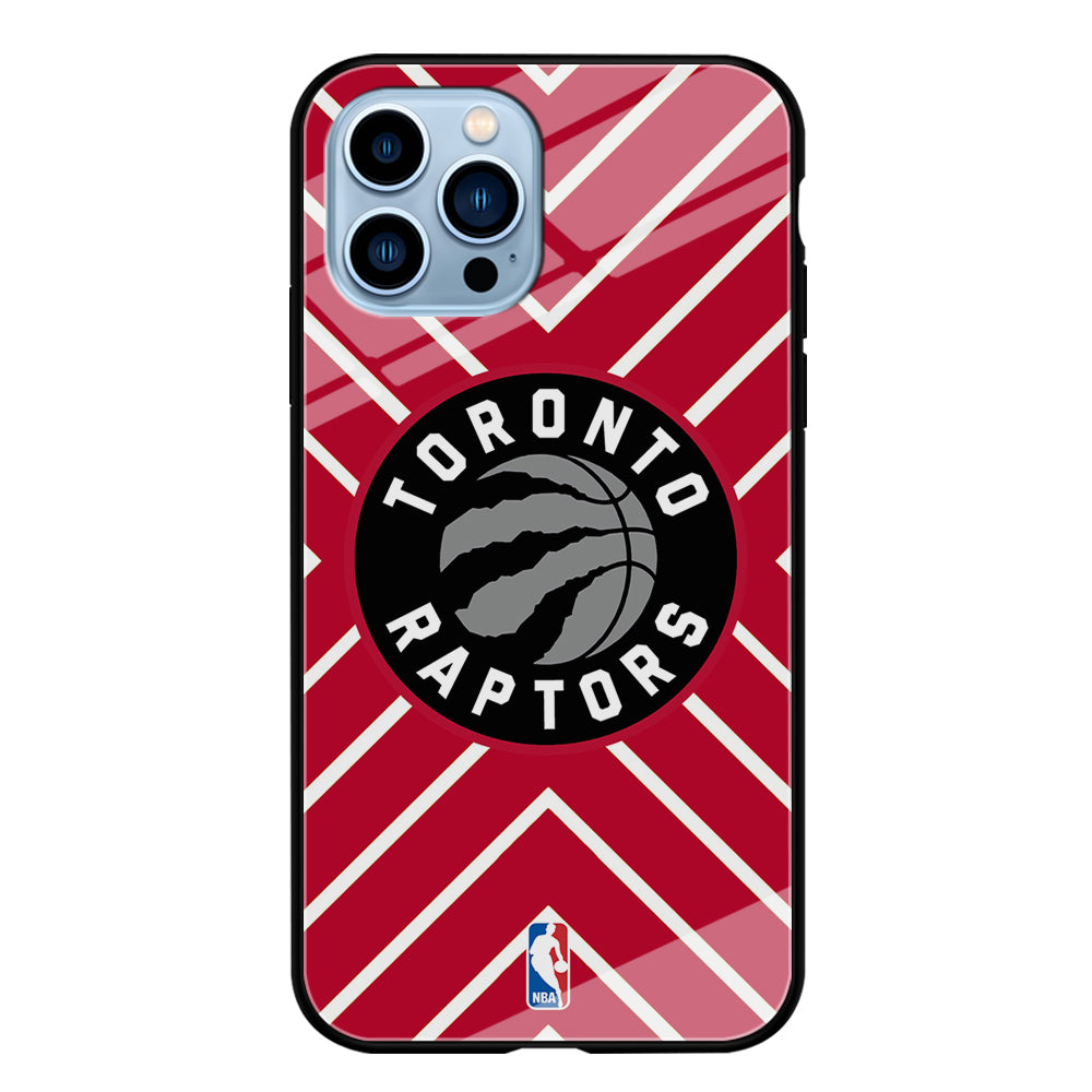 Toronto Raptors Red Shapes iPhone 13 Pro Max Case