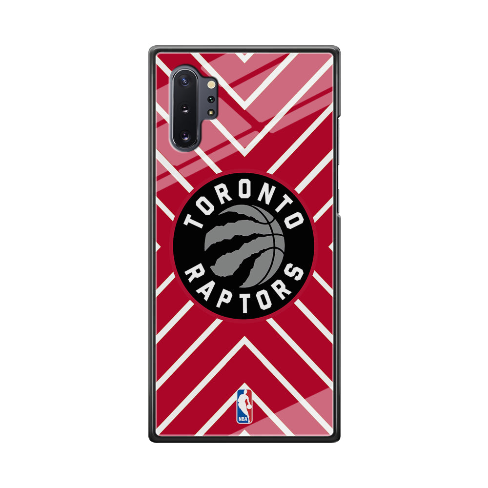 Toronto Raptors Red Shapes Samsung Galaxy Note 10 Plus Case