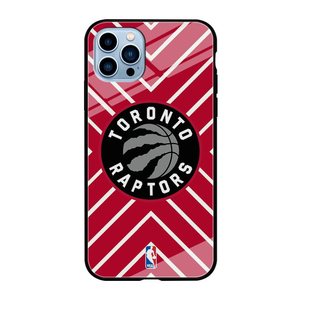 Toronto Raptors Red Shapes iPhone 12 Pro Max Case