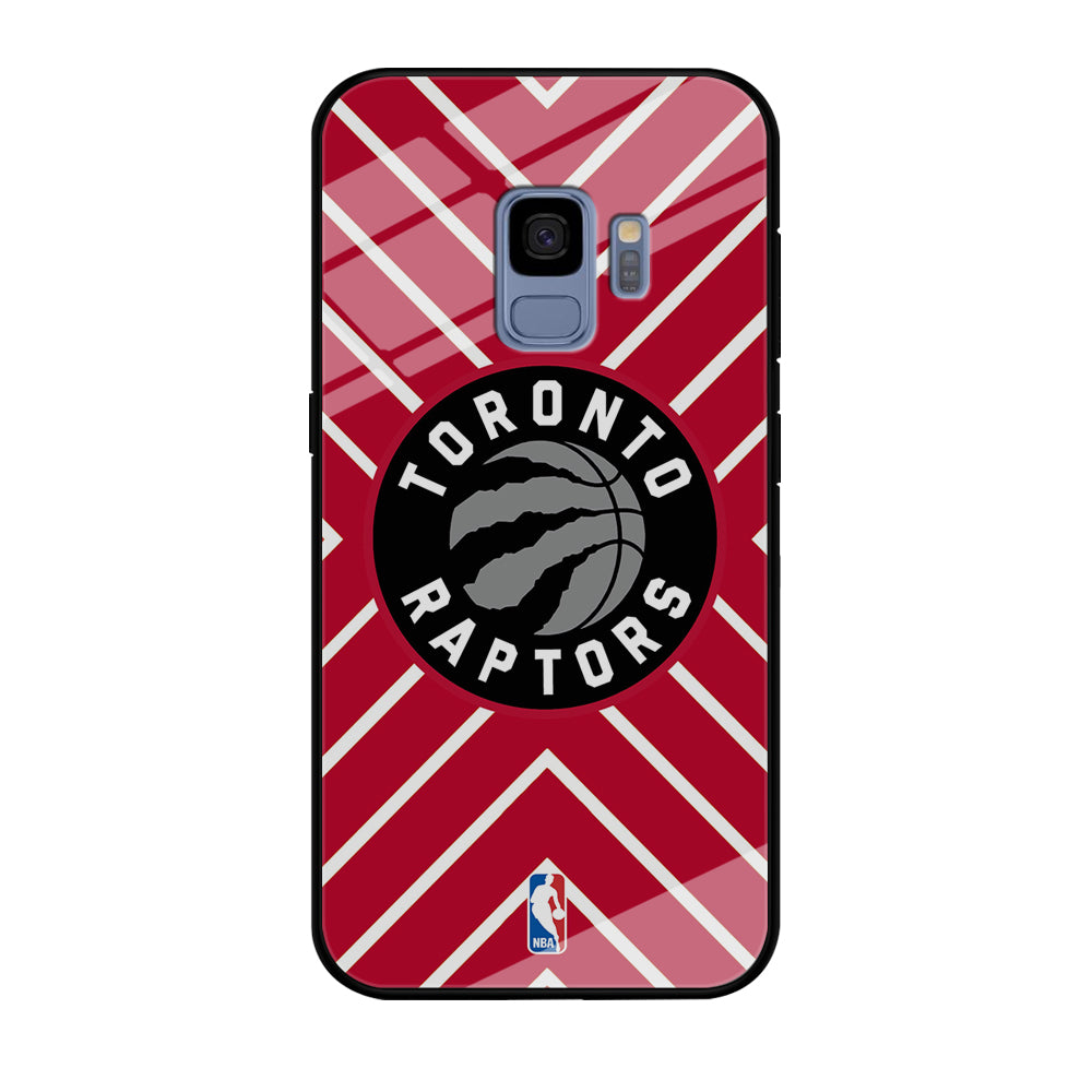 Toronto Raptors Red Shapes Samsung Galaxy S9 Case