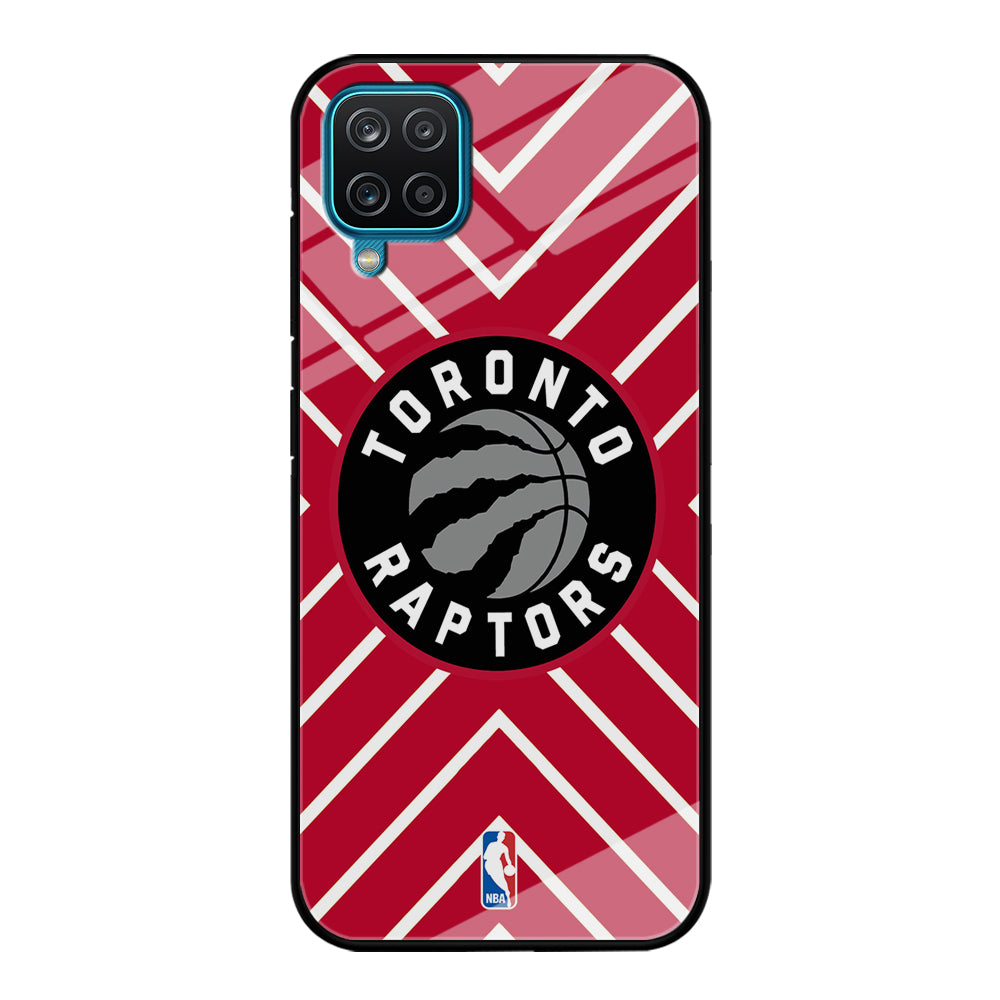 Toronto Raptors Red Shapes Samsung Galaxy A12 Case