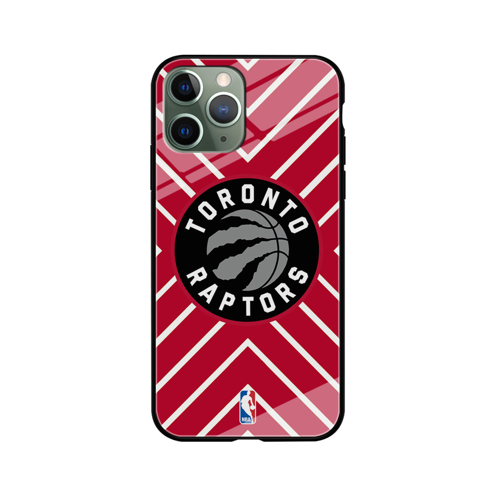 Toronto Raptors Red Shapes iPhone 11 Pro Case