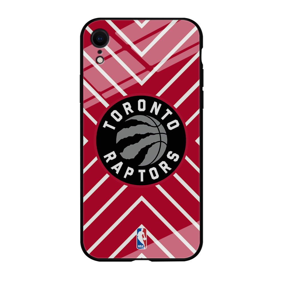 Toronto Raptors Red Shapes iPhone XR Case