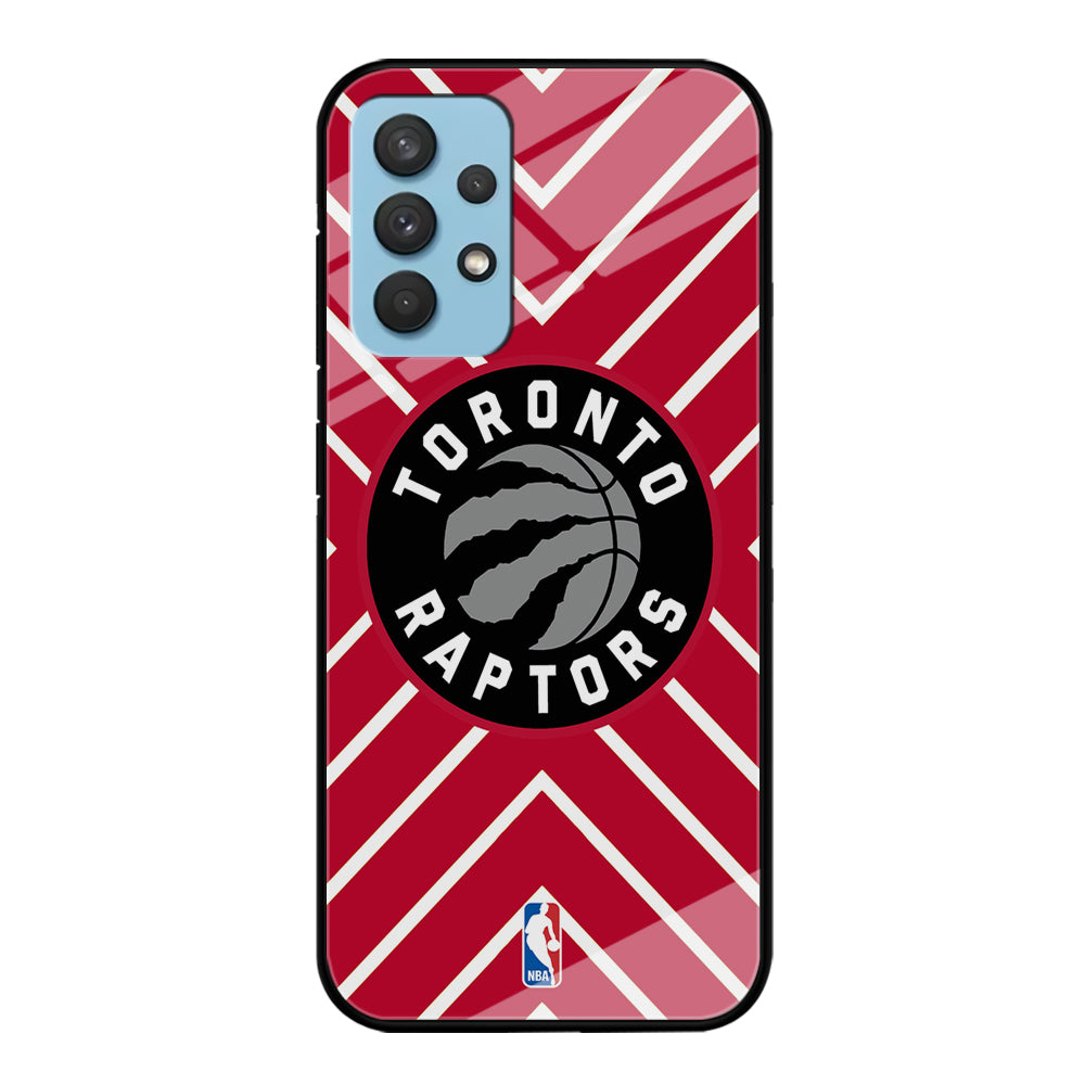 Toronto Raptors Red Shapes Samsung Galaxy A32 Case