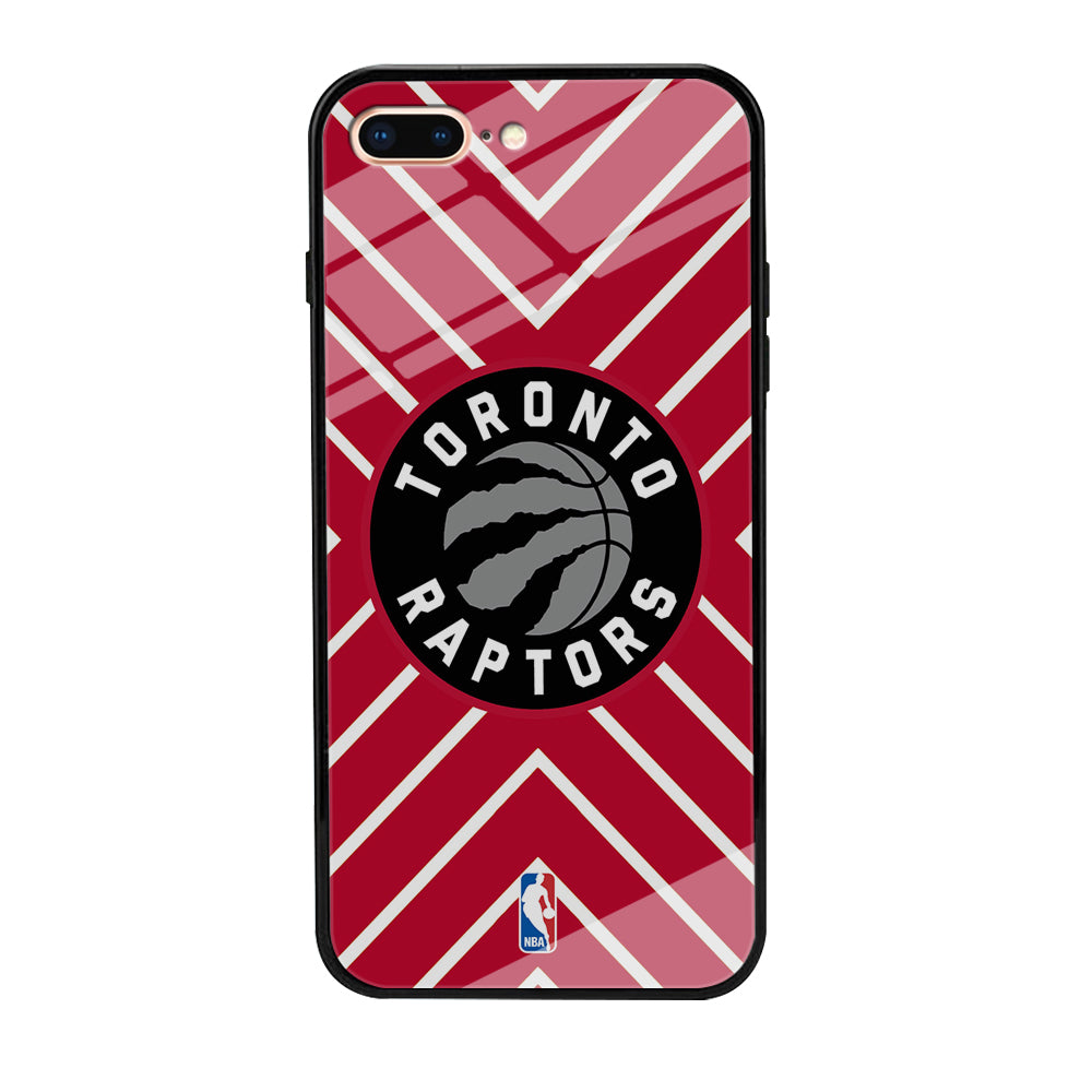 Toronto Raptors Red Shapes iPhone 8 Plus Case