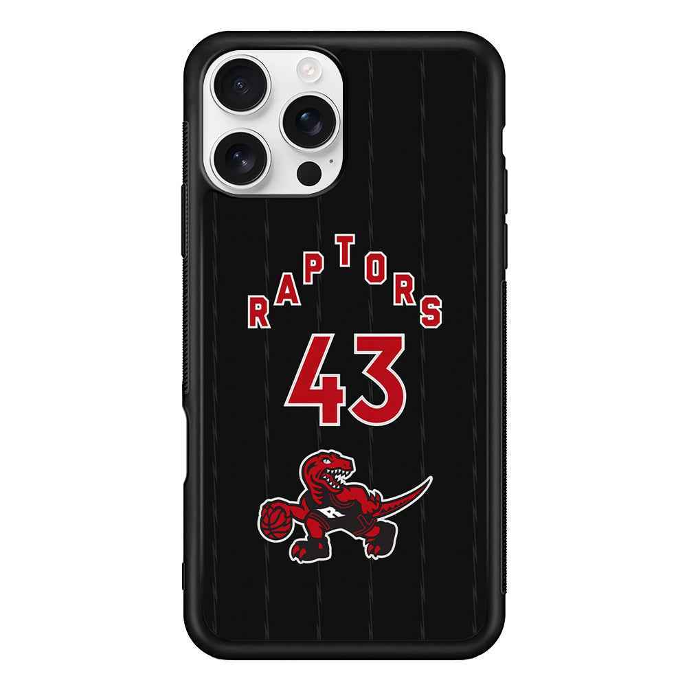 Toronto Raptors on 43 Jersey iPhone 16 Pro Case