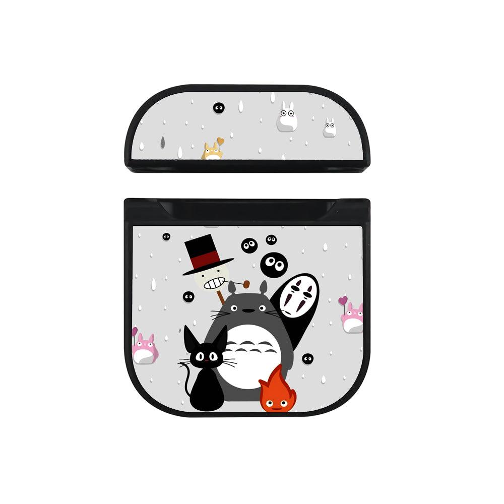 Totoro Comrade Forever Apple Airpods Case Black