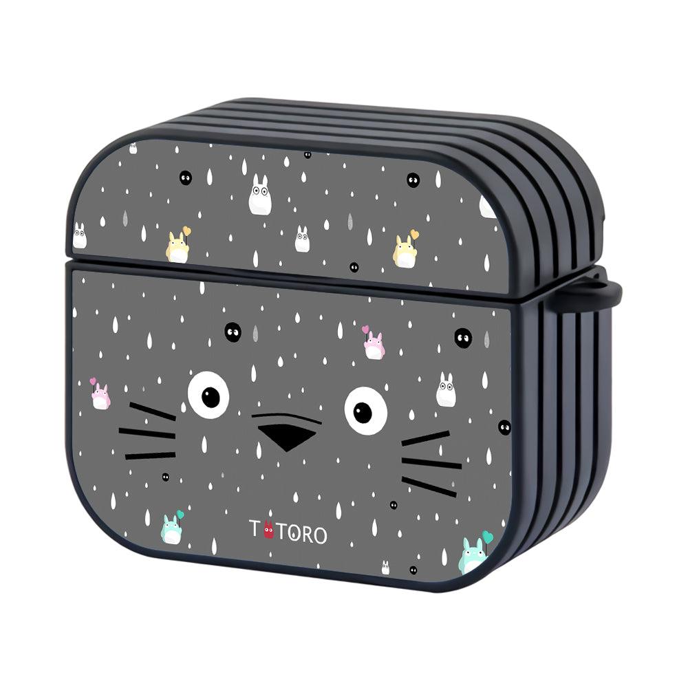 Totoro Face in Front of You Apple Airpods 4 Case Black
