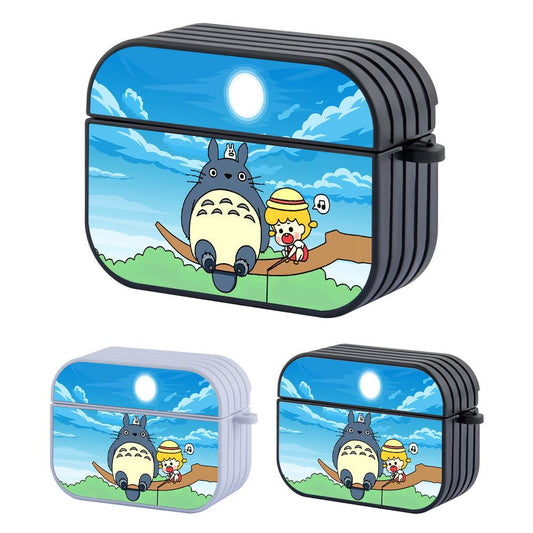 Totoro Fishing from the Top Apple Airpods Pro 3 Case-Carneyforia