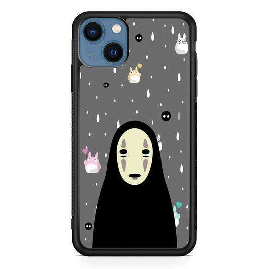 Totoro Kaonashi Close Up iPhone 14 Plus Case - Carneyforia
