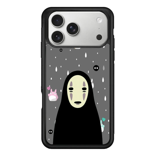 Totoro Kaonashi Close Up iPhone 17 Pro Case