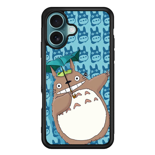 Totoro Pattren Of Character iPhone 16 Case