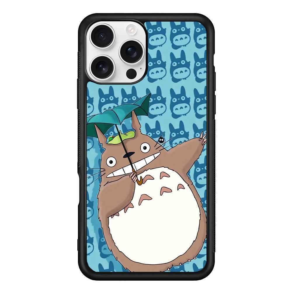 Totoro Pattren Of Character iPhone 16 Pro Case