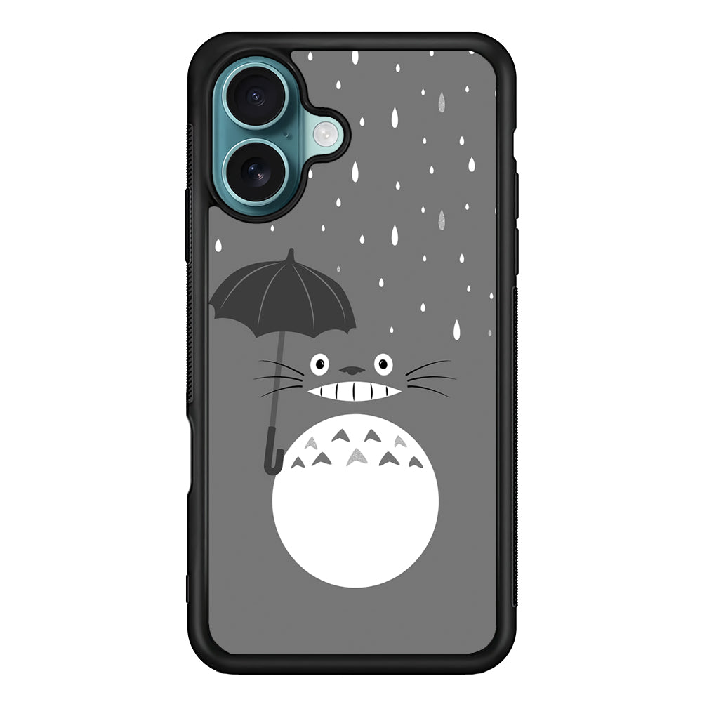 Totoro Rainy Sunday iPhone 16 Case