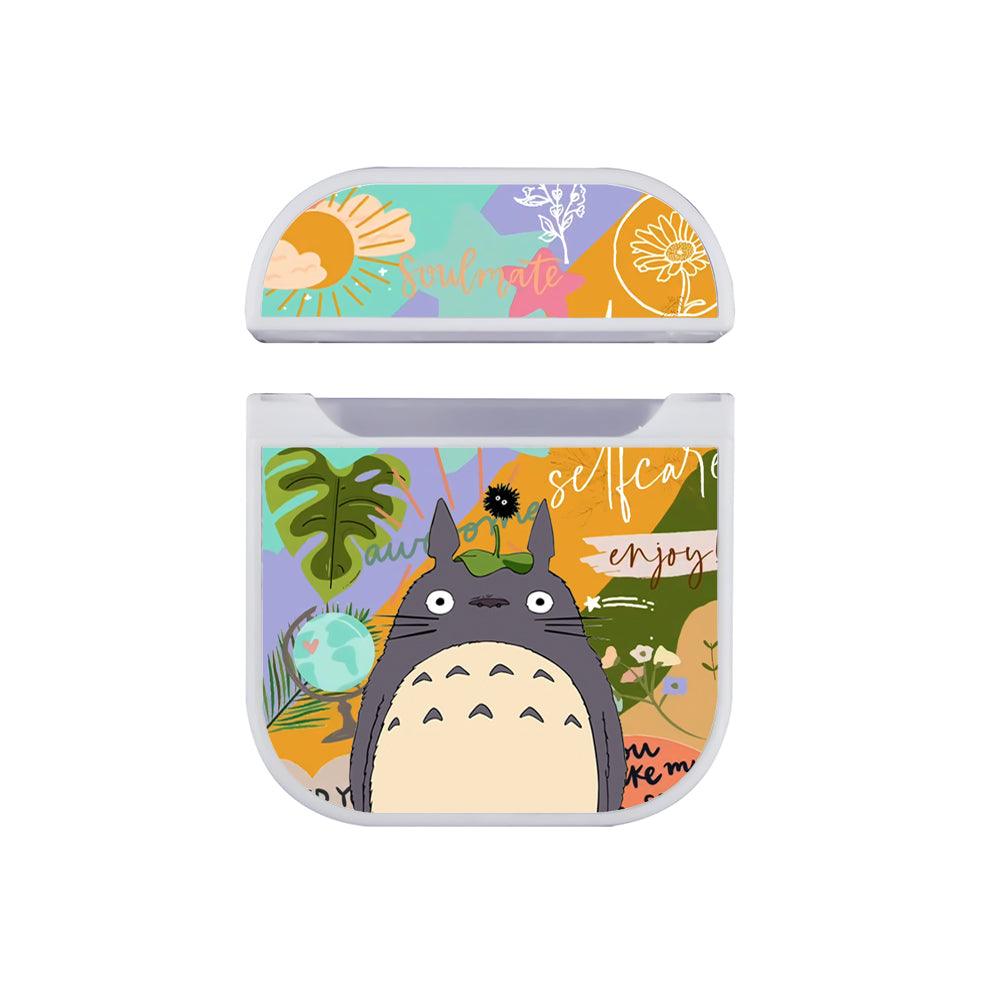 Totoro Soulmate in Life Apple Airpods Case White