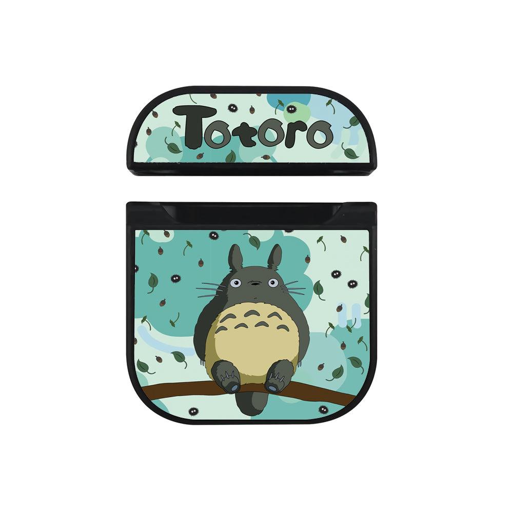 Totoro and The Blue Sky Apple Airpods Case Black