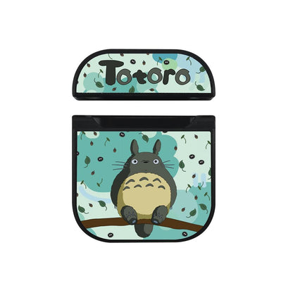 Totoro and The Blue Sky Apple Airpods Case Black