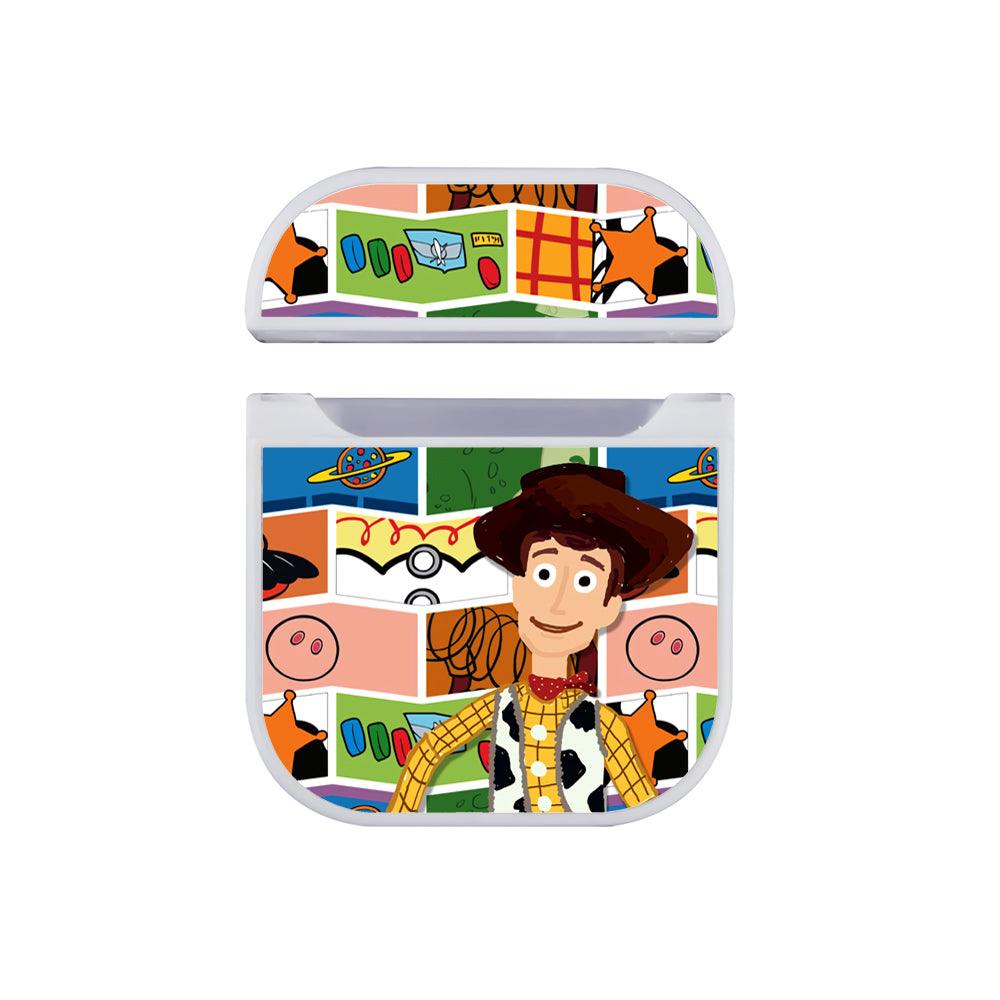 Toy Story Andy Art Apple Airpods Case White