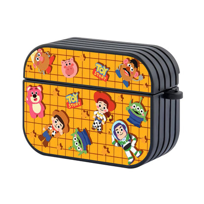 Toy Story Flying Cartoon Art Apple Airpods Pro 3 Case Black