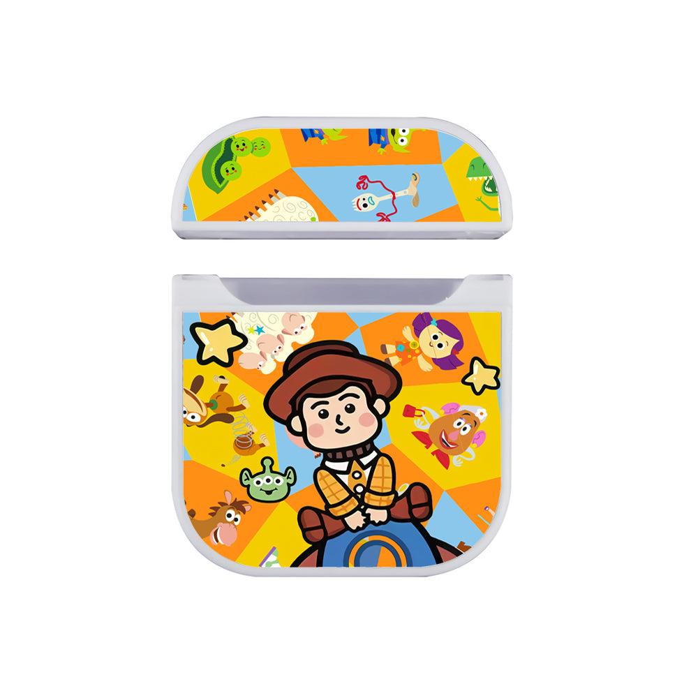 Toy Story Following Friends into Space Apple Airpods Case White