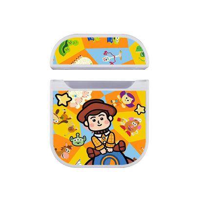 Toy Story Following Friends into Space Apple Airpods Case White