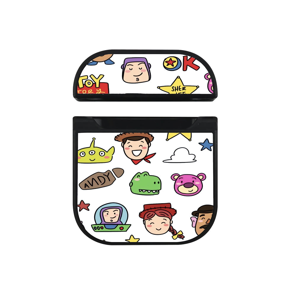 Toy Story Icon Apple Airpods Case Black
