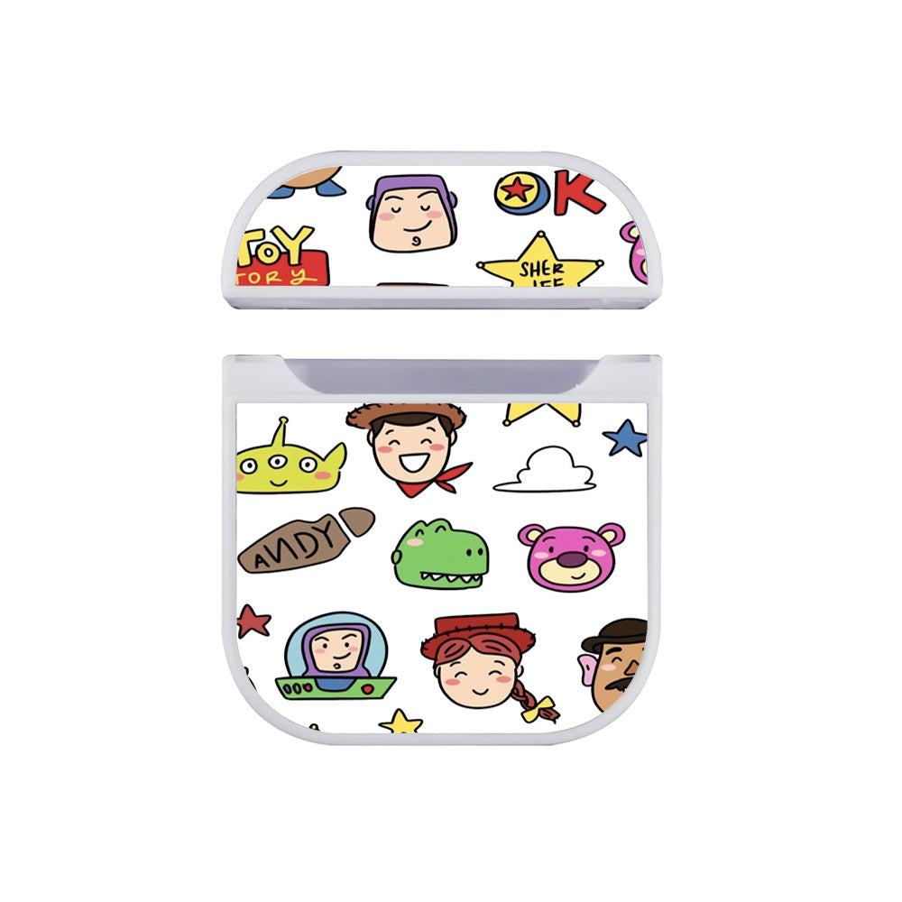 Toy Story Icon Apple Airpods Case White