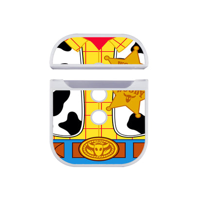 Toy Story Sheriff Woody Costume Apple Airpods Case White