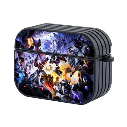Transformer Robot Fight Apple Airpods Pro 3 Case Black