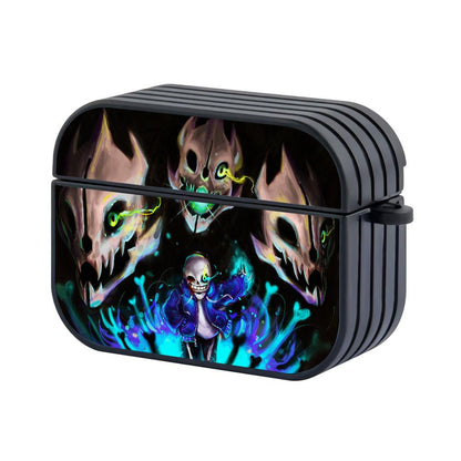 Undertale Sans Cool Art Apple Airpods Pro 2 Case Black