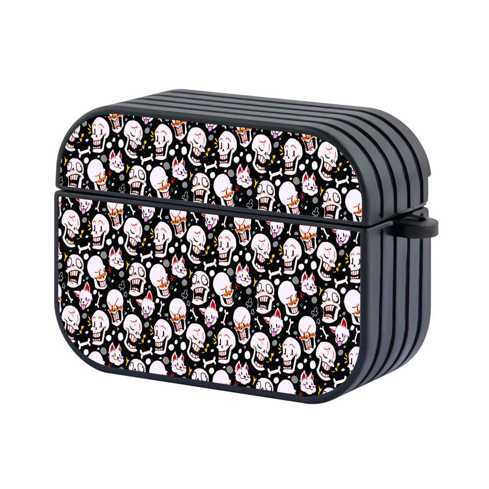 Undertale Sans Doodle Apple Airpods Pro 2 Case Black