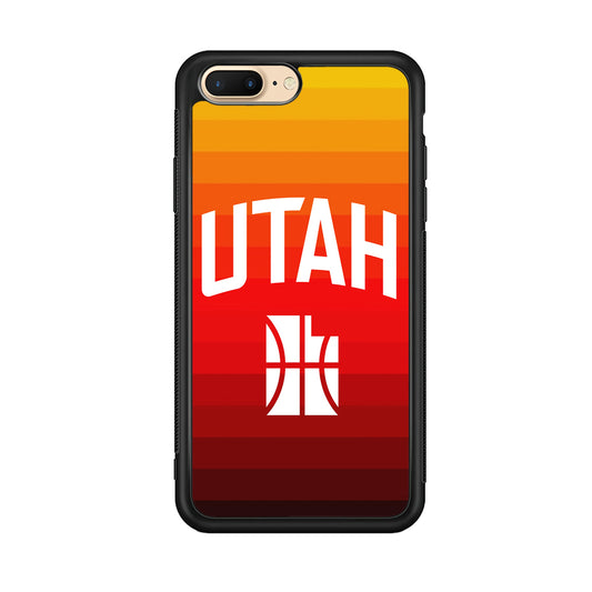 Utah Jazz Colour Gradation iPhone 8 Plus Case