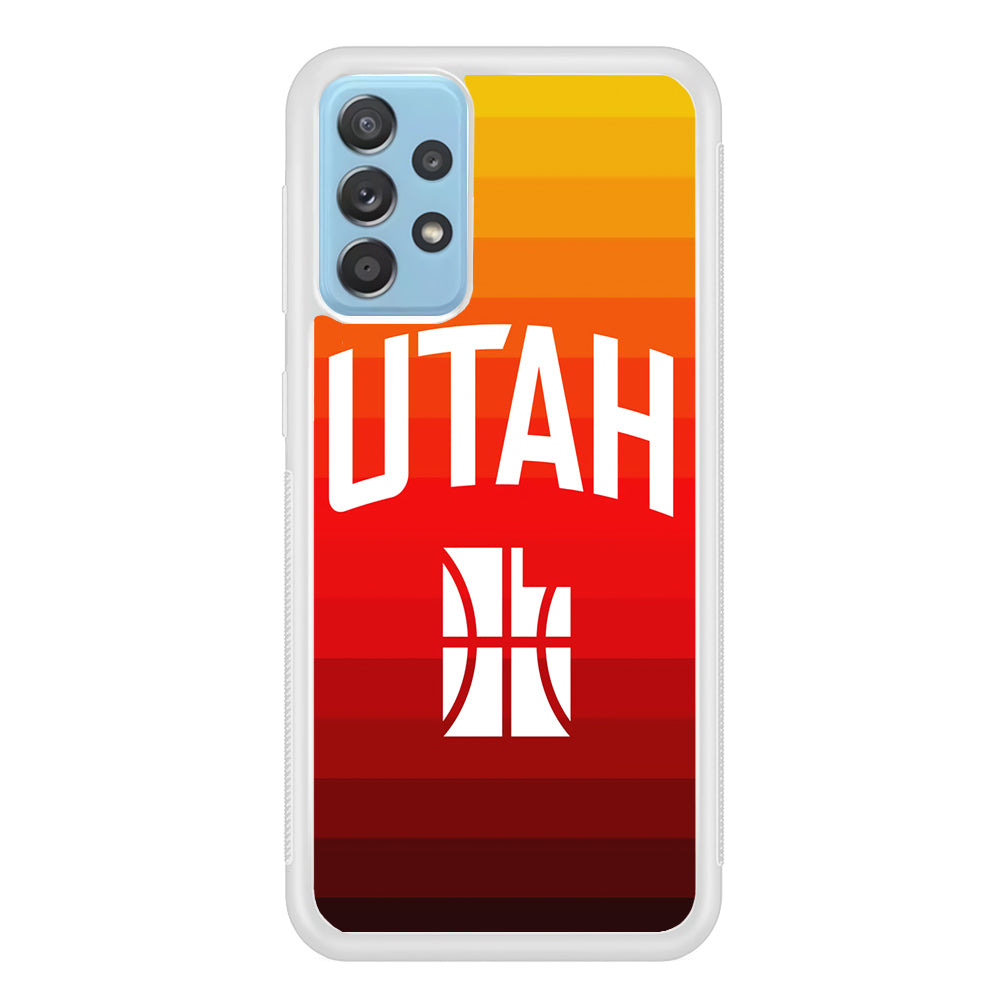 Utah Jazz Colour Gradation Samsung Galaxy A52 Case