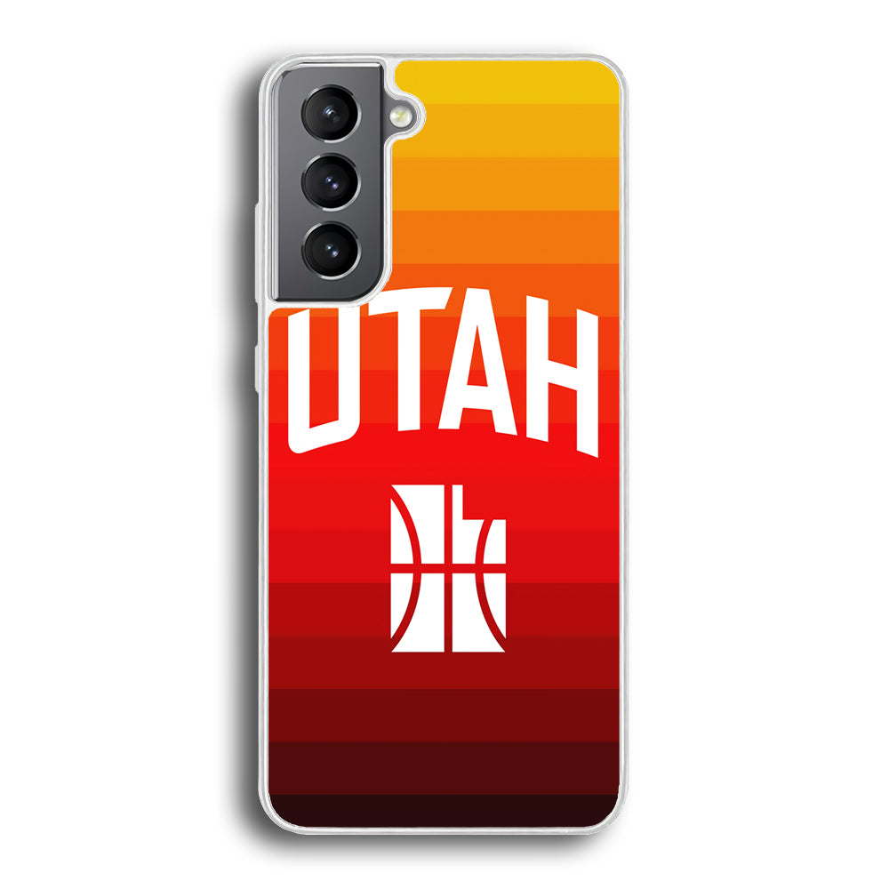 Utah Jazz Colour Gradation Samsung Galaxy S21 Case