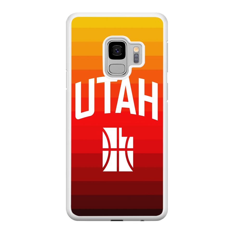 Utah Jazz Colour Gradation Samsung Galaxy S9 Case