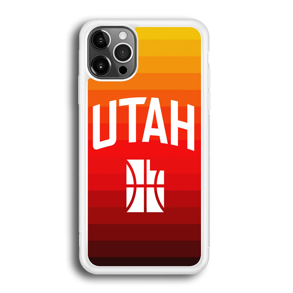 Utah Jazz Colour Gradation iPhone 12 Pro Max Case