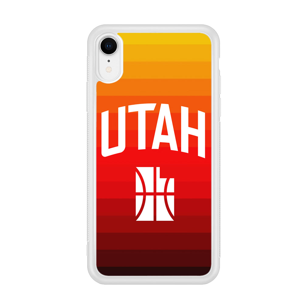 Utah Jazz Colour Gradation iPhone XR Case