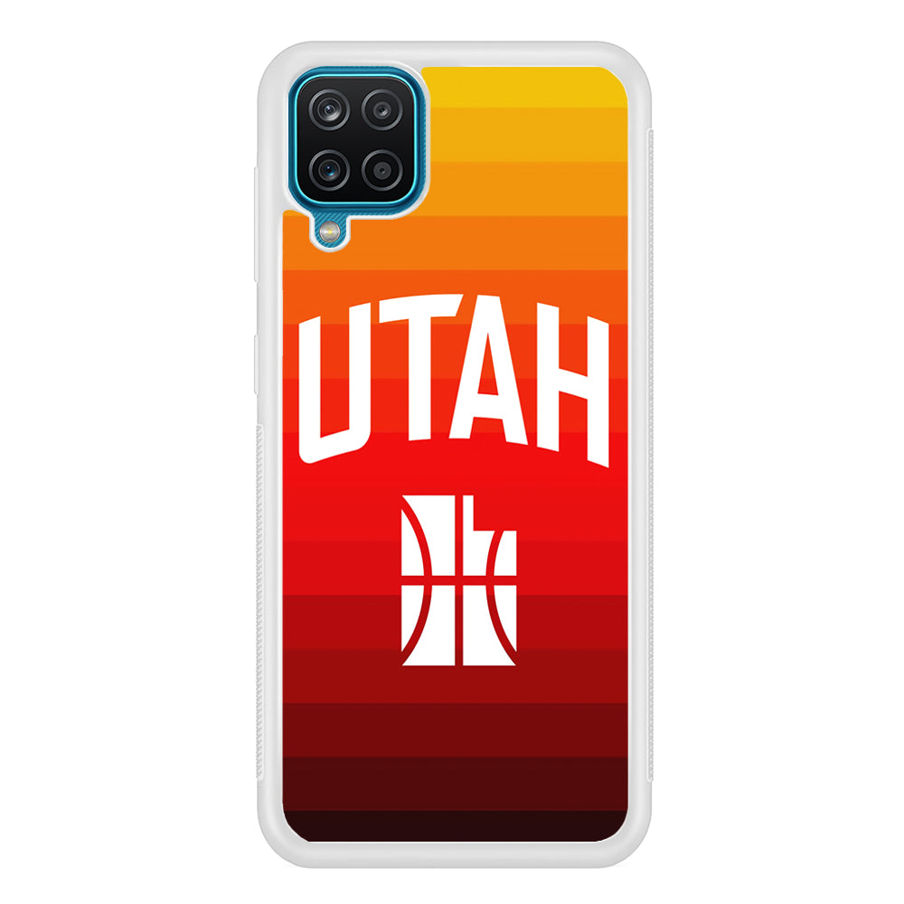 Utah Jazz Colour Gradation Samsung Galaxy A12 Case