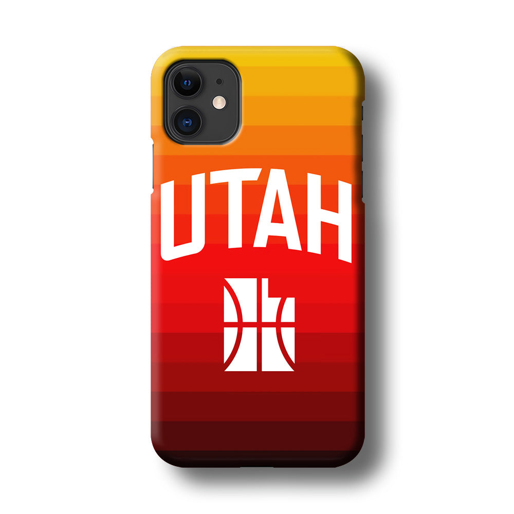 Utah Jazz Colour Gradation iPhone 11 Case