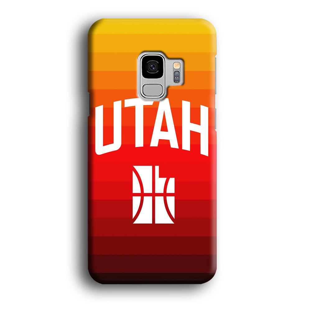 Utah Jazz Colour Gradation Samsung Galaxy S9 Case