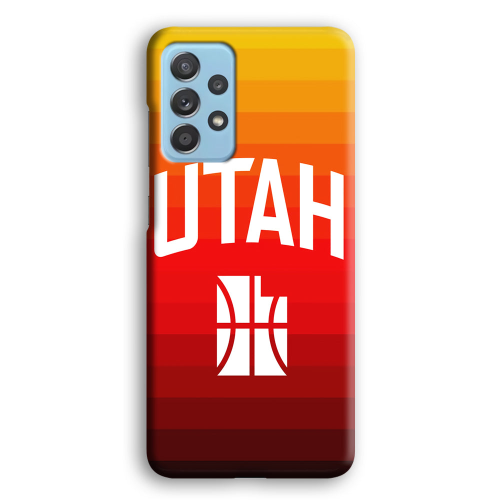 Utah Jazz Colour Gradation Samsung Galaxy A72 Case