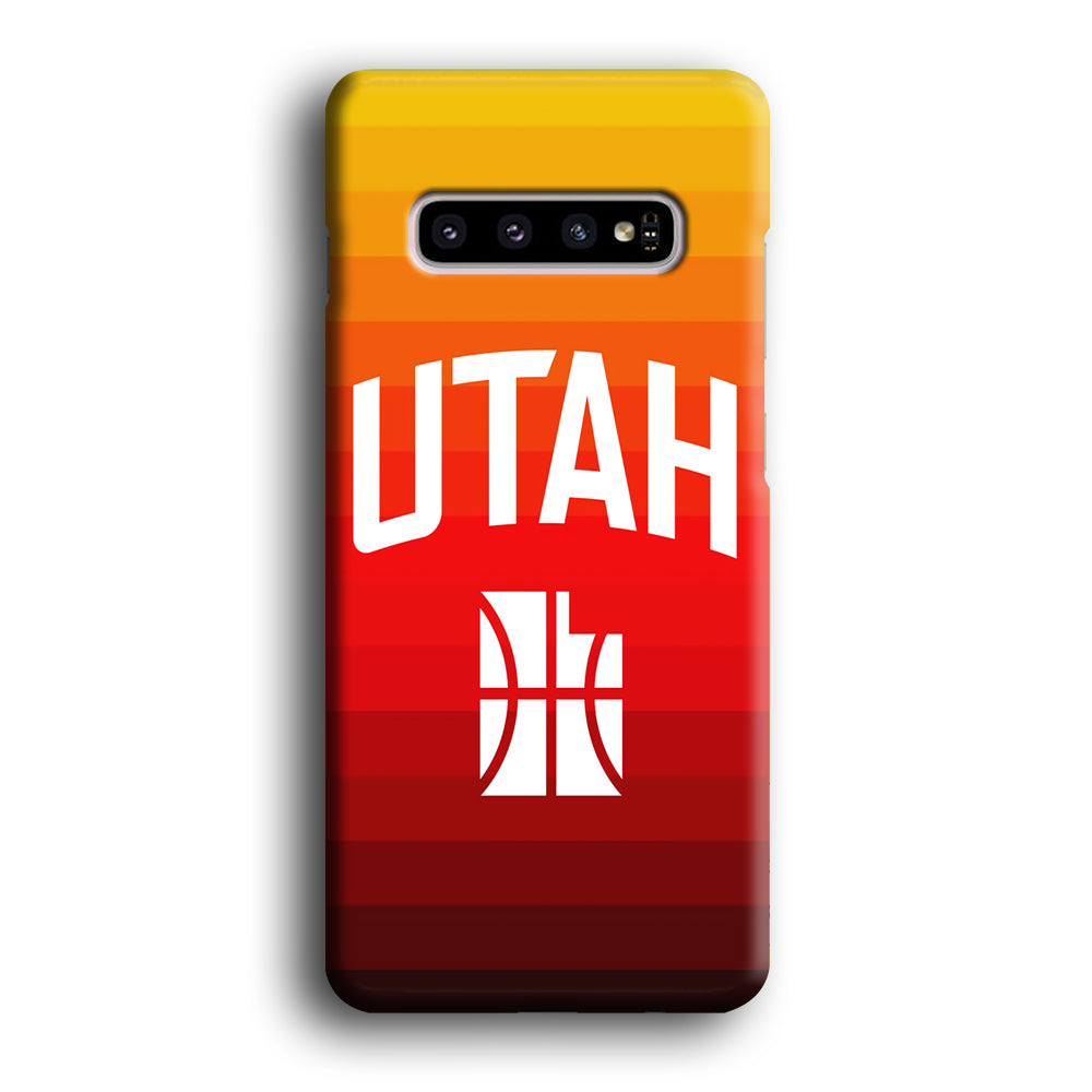 Utah Jazz Colour Gradation Samsung Galaxy S10 Case