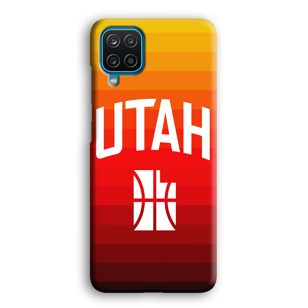 Utah Jazz Colour Gradation Samsung Galaxy A12 Case