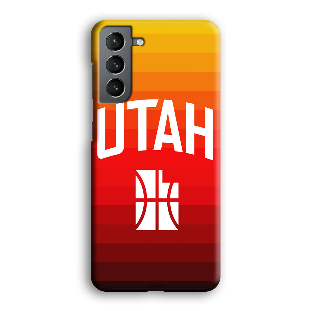 Utah Jazz Colour Gradation Samsung Galaxy S21 Plus Case