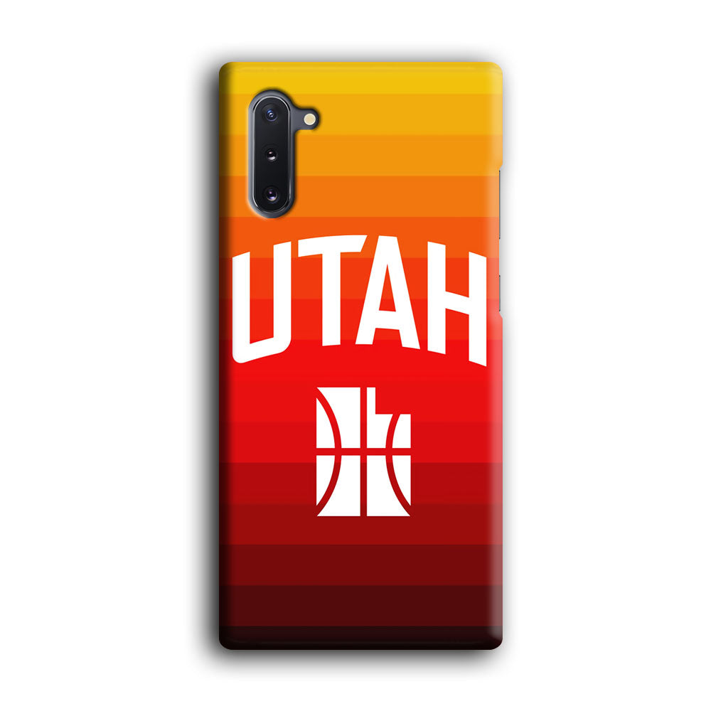 Utah Jazz Colour Gradation Samsung Galaxy Note 10 Case