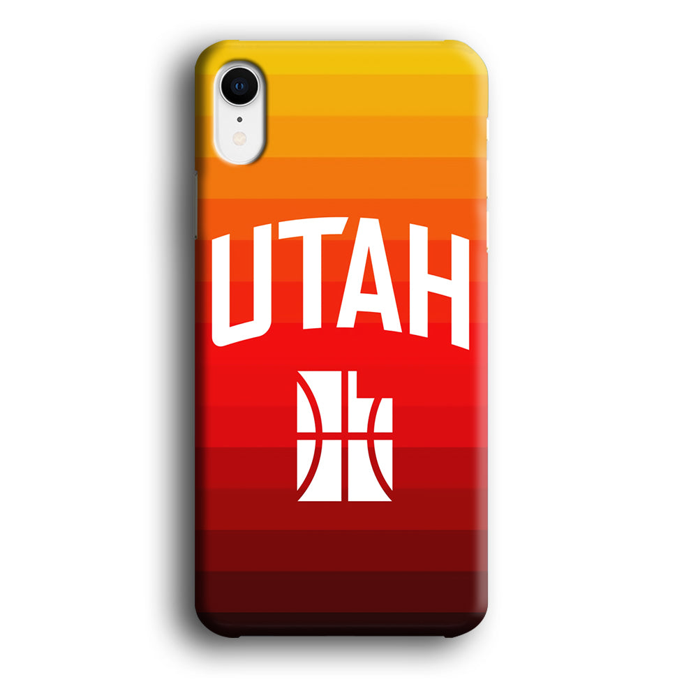 Utah Jazz Colour Gradation iPhone XR Case