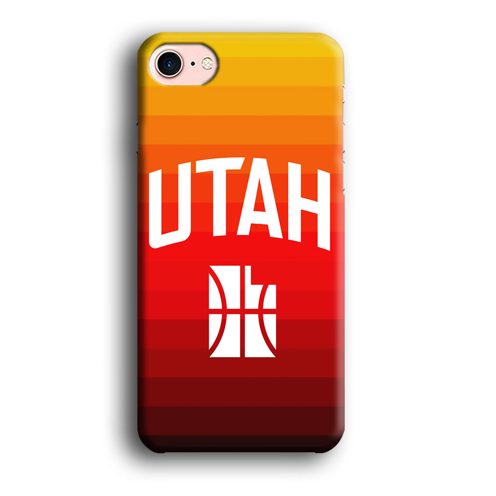 Utah Jazz Colour Gradation iPhone 8 Case