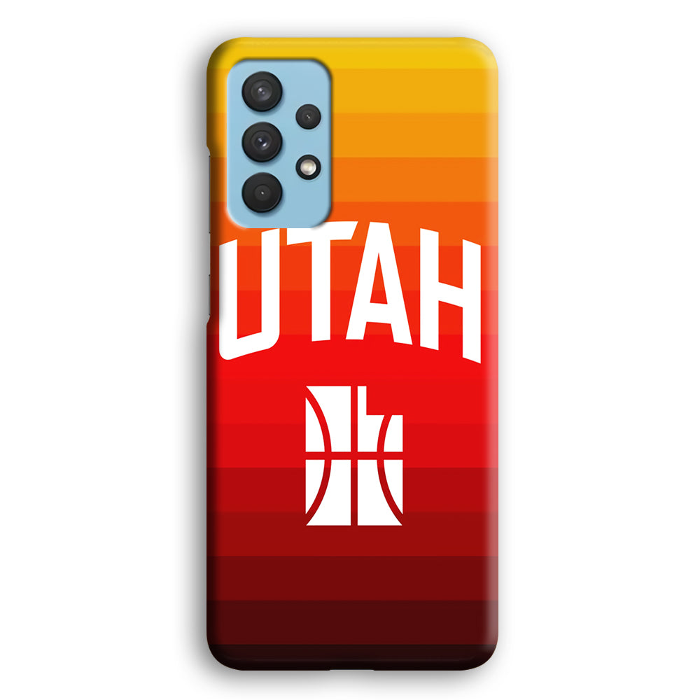 Utah Jazz Colour Gradation Samsung Galaxy A32 Case